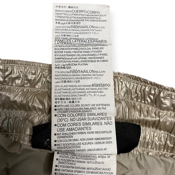 Under Armour Misty Copeland Metallic Gold & White Jogger Running Pants - Medium - Picture 10 of 10